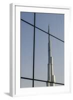 Burj Khalifa the Tallest Building in the World Downtown Dubai, Uae-Michael DeFreitas-Framed Photographic Print