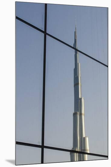 Burj Khalifa the Tallest Building in the World Downtown Dubai, Uae-Michael DeFreitas-Mounted Premium Photographic Print