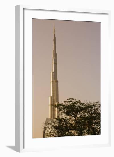 Burj Khalifa the Tallest Building in the World Downtown Dubai, Uae-Michael DeFreitas-Framed Photographic Print