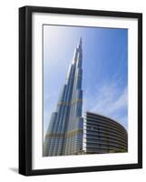 Burj Khalifa, the Tallest Man Made Structure in the World at 828 Metres, Downtown Dubai, Dubai, Uae-Amanda Hall-Framed Photographic Print