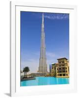 Burj Khalifa, the Tallest Man Made Structure in the World at 828 Metres, Downtown Dubai, Dubai, Uae-null-Framed Photographic Print