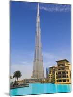 Burj Khalifa, the Tallest Man Made Structure in the World at 828 Metres, Downtown Dubai, Dubai, Uae-null-Mounted Photographic Print