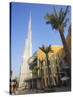 Burj Khalifa, the Tallest Tower in World at 818M, Downtown Burj Dubai, Dubai, United Arab Emirates-Amanda Hall-Stretched Canvas