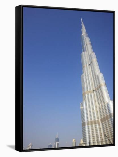 Burj Khalifa, the Tallest Tower in World at 818M, Downtown Burj Dubai, Dubai, United Arab Emirates-Amanda Hall-Framed Stretched Canvas