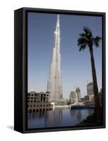 Burj Khalifa, the Tallest Tower in World at 818M, Downtown Burj Dubai, Dubai, United Arab Emirates-Amanda Hall-Framed Stretched Canvas