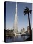 Burj Khalifa, the Tallest Tower in World at 818M, Downtown Burj Dubai, Dubai, United Arab Emirates-Amanda Hall-Stretched Canvas