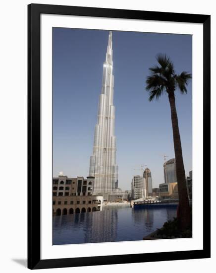 Burj Khalifa, the Tallest Tower in World at 818M, Downtown Burj Dubai, Dubai, United Arab Emirates-Amanda Hall-Framed Photographic Print