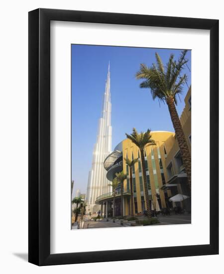 Burj Khalifa, the Tallest Tower in World at 818M, Downtown Burj Dubai, Dubai, United Arab Emirates-Amanda Hall-Framed Photographic Print