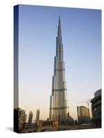 Burj Khalifa, the Tallest Tower in World at 818M, Downtown Burj Dubai, United Arab Emirates-Amanda Hall-Stretched Canvas