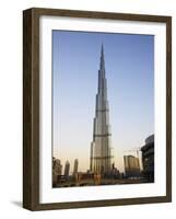 Burj Khalifa, the Tallest Tower in World at 818M, Downtown Burj Dubai, United Arab Emirates-Amanda Hall-Framed Photographic Print