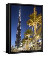 Burj Khalifa (World's Tallest Building), Downtown, Dubai, United Arab Emirates-Jon Arnold-Framed Stretched Canvas