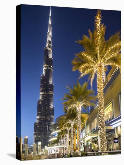 Burj Khalifa (World's Tallest Building), Downtown, Dubai, United Arab Emirates-Jon Arnold-Stretched Canvas