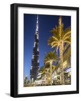 Burj Khalifa (World's Tallest Building), Downtown, Dubai, United Arab Emirates-Jon Arnold-Framed Photographic Print