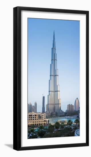 Burj Khalifa (World's Tallest Building), Downtown, Dubai, United Arab Emirates-Jon Arnold-Framed Premium Photographic Print