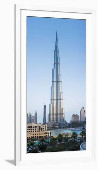 Burj Khalifa (World's Tallest Building), Downtown, Dubai, United Arab Emirates-Jon Arnold-Framed Photographic Print