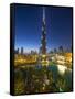 Burj Khalifa (World's Tallest Building), Downtown, Dubai, United Arab Emirates-Jon Arnold-Framed Stretched Canvas