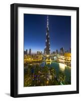 Burj Khalifa (World's Tallest Building), Downtown, Dubai, United Arab Emirates-Jon Arnold-Framed Photographic Print