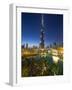 Burj Khalifa (World's Tallest Building), Downtown, Dubai, United Arab Emirates-Jon Arnold-Framed Photographic Print