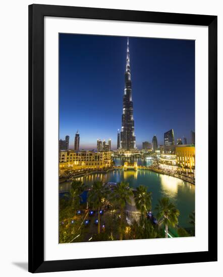 Burj Khalifa (World's Tallest Building), Downtown, Dubai, United Arab Emirates-Jon Arnold-Framed Photographic Print