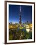 Burj Khalifa (World's Tallest Building), Downtown, Dubai, United Arab Emirates-Jon Arnold-Framed Photographic Print