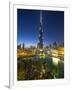 Burj Khalifa (World's Tallest Building), Downtown, Dubai, United Arab Emirates-Jon Arnold-Framed Photographic Print