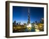 Burj Khalifa (World's Tallest Building), Downtown, Dubai, United Arab Emirates-Jon Arnold-Framed Photographic Print