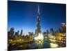 Burj Khalifa (World's Tallest Building), Downtown, Dubai, United Arab Emirates-Jon Arnold-Mounted Photographic Print