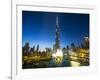 Burj Khalifa (World's Tallest Building), Downtown, Dubai, United Arab Emirates-Jon Arnold-Framed Photographic Print