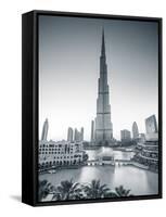 Burj Khalifa (World's Tallest Building), Downtown, Dubai, United Arab Emirates-Jon Arnold-Framed Stretched Canvas