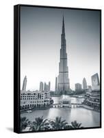 Burj Khalifa (World's Tallest Building), Downtown, Dubai, United Arab Emirates-Jon Arnold-Framed Stretched Canvas