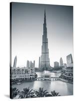 Burj Khalifa (World's Tallest Building), Downtown, Dubai, United Arab Emirates-Jon Arnold-Stretched Canvas