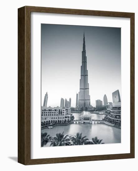 Burj Khalifa (World's Tallest Building), Downtown, Dubai, United Arab Emirates-Jon Arnold-Framed Photographic Print