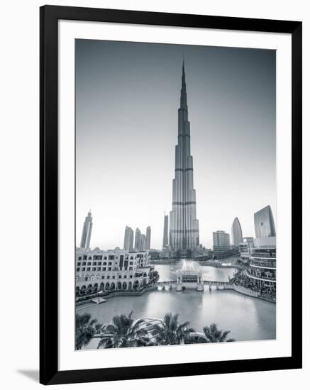 Burj Khalifa (World's Tallest Building), Downtown, Dubai, United Arab Emirates-Jon Arnold-Framed Photographic Print