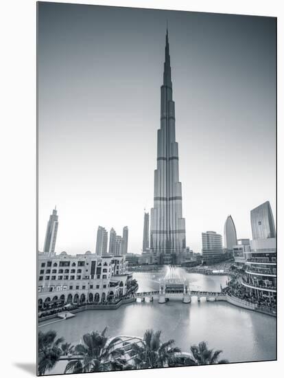 Burj Khalifa (World's Tallest Building), Downtown, Dubai, United Arab Emirates-Jon Arnold-Mounted Photographic Print