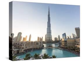 Burj Khalifa (World's Tallest Building), Downtown, Dubai, United Arab Emirates-Jon Arnold-Stretched Canvas