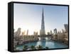 Burj Khalifa (World's Tallest Building), Downtown, Dubai, United Arab Emirates-Jon Arnold-Framed Stretched Canvas