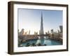 Burj Khalifa (World's Tallest Building), Downtown, Dubai, United Arab Emirates-Jon Arnold-Framed Photographic Print