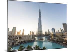 Burj Khalifa (World's Tallest Building), Downtown, Dubai, United Arab Emirates-Jon Arnold-Mounted Photographic Print