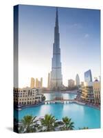 Burj Khalifa (World's Tallest Building), Downtown, Dubai, United Arab Emirates-Jon Arnold-Stretched Canvas