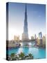 Burj Khalifa (World's Tallest Building), Downtown, Dubai, United Arab Emirates-Jon Arnold-Stretched Canvas