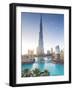 Burj Khalifa (World's Tallest Building), Downtown, Dubai, United Arab Emirates-Jon Arnold-Framed Photographic Print