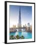 Burj Khalifa (World's Tallest Building), Downtown, Dubai, United Arab Emirates-Jon Arnold-Framed Photographic Print