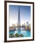 Burj Khalifa (World's Tallest Building), Downtown, Dubai, United Arab Emirates-Jon Arnold-Framed Photographic Print