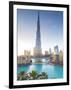 Burj Khalifa (World's Tallest Building), Downtown, Dubai, United Arab Emirates-Jon Arnold-Framed Photographic Print