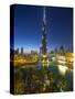 Burj Khalifa (World's Tallest Building), Downtown, Dubai, United Arab Emirates-Jon Arnold-Stretched Canvas