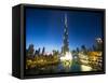 Burj Khalifa (World's Tallest Building), Downtown, Dubai, United Arab Emirates-Jon Arnold-Framed Stretched Canvas