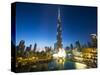 Burj Khalifa (World's Tallest Building), Downtown, Dubai, United Arab Emirates-Jon Arnold-Stretched Canvas