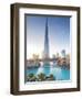 Burj Khalifa (World's Tallest Building), Downtown, Dubai, United Arab Emirates-Jon Arnold-Framed Photographic Print