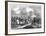 Burke and Wills Expedition Setting Out from Royal Park, Melbourne, Australia, August 1860-null-Framed Giclee Print
