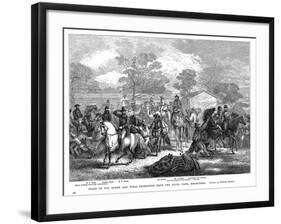 Burke and Wills Expedition Setting Out from Royal Park, Melbourne, Australia, August 1860-null-Framed Giclee Print